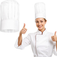 Unisex Kochmütze 29 cm aus Baumwolle, verstellbar, professionell für Küche