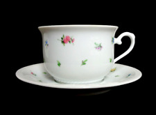 Jumbotasse / Frühstückstasse mit Unterteller  Seltmann Weiden Dekor ?