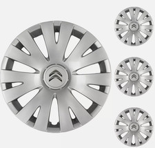 4x NEU ORIGINAL RADKAPPE 15 ZOLL CITROEN BERLINGO 2008- 98136143VV