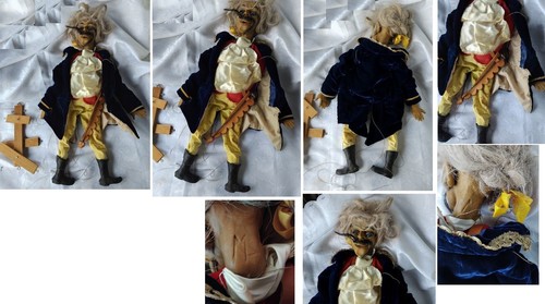 Alte marionette handarbeit - 1,