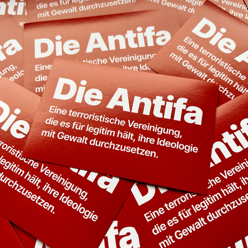 Die antifa aufkleber - antifa, sticker