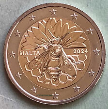 Malta 2 Euro 2024 Honigbiene Gedenkmünze Euromünze commemorative coin