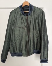 Haider Ackermann - Boxy College Linen Bomber - SS 2015 - Size Small