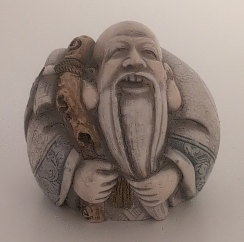 Japanische netsuke glücksgott - netsuke,
