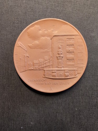Meißner porzellan medaille - porzellan,