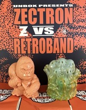 Who Goes There? Flesh Gorilla Chase Retroband VS Zectron Vinyl Sofubi Figures