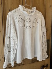 Brora Bluse mit Knopfleiste