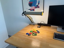 Moll Schreibtischlampe (Gelb, Rot, Grün, Blau Oder Schwarz) und Leuchtstoff