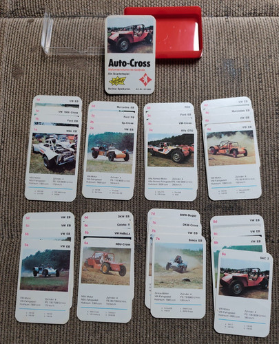 Autoquartett auto cross - autoquartett, "auto-cross"