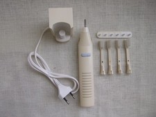 alte elektrische Zahnbürste blend-a-dent Medic mit 4 Zahnbürsten