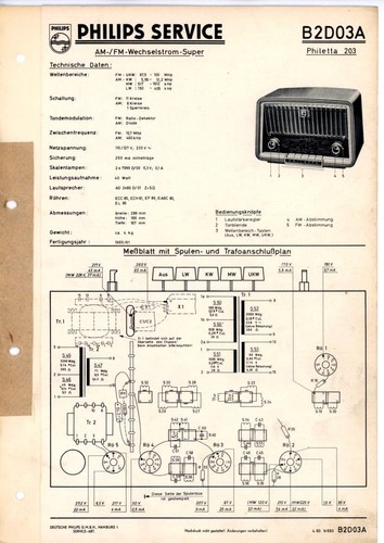 Philips service manual b2d03a - philips,