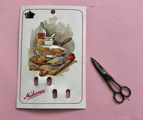 Antike miniatur schere zinn - miniatur,