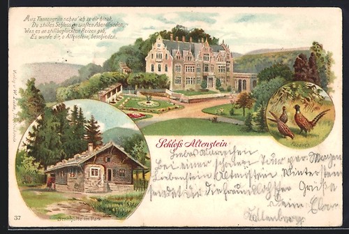 Lithographie altenstein - lithographie, /