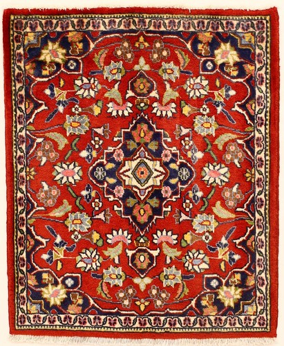 Keshan teppich 76x63 rot - keshan,