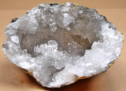 Bergkristall druse geode - bergkristall,