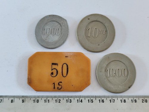 Lot jetons casino münze - 4,