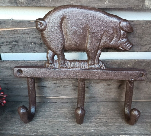 3er hakenleiste schwein - ❤️,