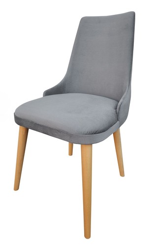 Polsterstuhl sessel grau - polsterstuhl,