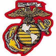 Usmc Ega (03) - Bestickt Neuheit Flicken, Hochwertig Aufbügeln Patch - 8.3cm
