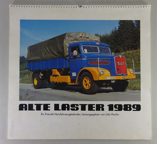 Wandkalender 1989 alte laster - 1989,