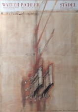 Poster Plakat - Walter Pichler Stadtplanung Architektur Städel Frankfurt 1988