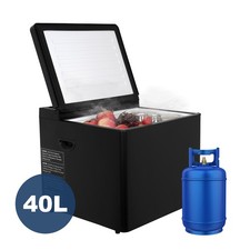 Gas 40L Camping Kühlschrank 12V 240V LPG Tragbarer Campervan Kühlschrank