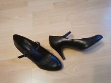 Damen Spangenpumps schwarz Größe 38 Graceland ca. 8cm