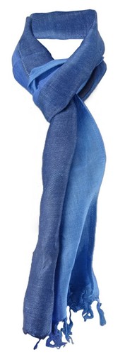 Schal blau dunkelblau - in,