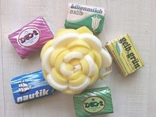 5 Stück DDR Seife+Schwamm VEB