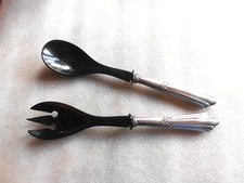 WMF 900 Fächermuster 2 teiliges Salatbesteck 90 Silber Silberbesteck Besteck