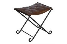 Klapphocker aus Eisen und