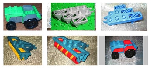 Lego duplo bauernhof traktor - lego,