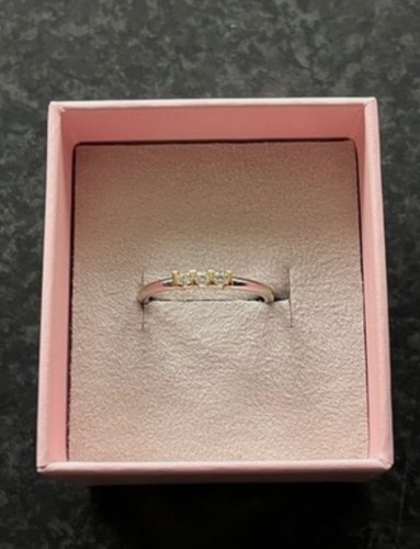 Platin gold damenring - , platin/gold