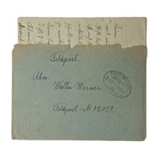 Dt.Feldpost mit Inhalt RAD