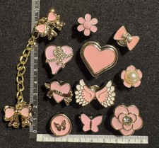 11 Stck. Gold Rosa Herz 🩷