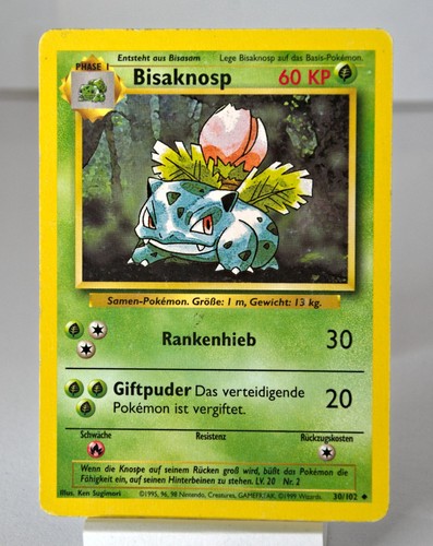Pokémonkarte bisaknosp 102 - pokémonkarte, 30/102
