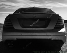 LACKIERTE Spoiler Passend für MERCEDES C Klasse W204 Coupe Abrisskante Hecklippe