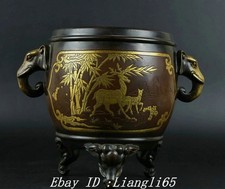 7.1 '' Xuande Purple Bronze