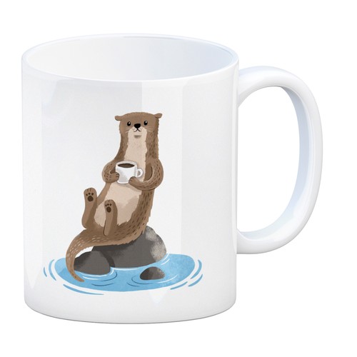 Otter kaffeebecher mit - kaffeebecher,