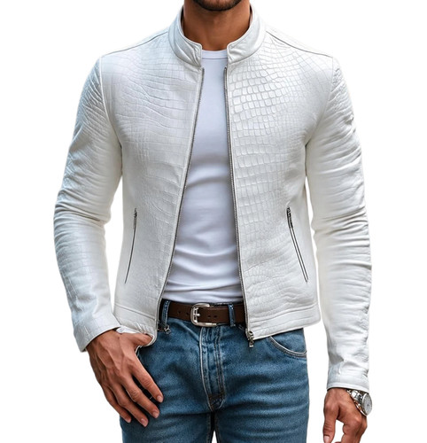 Herren weiß echt leder - herren,