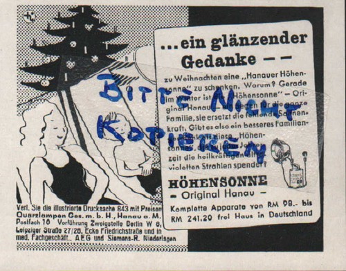 Hanau werbung 1935 - hanau,,