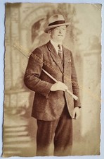 orig. Photo postcard man
