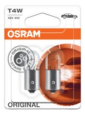 2 OSRAM ORIGINAL T4W 12V 4W