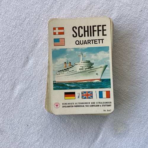 Schiffe quartett aus den - quartett,