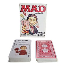 PARKER - MAD KARTENSPIEL ohne Spielanleitung und 4 Blanko Karten Statt 8