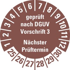 Aufkleber Prüfpl. Gepr.n
