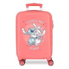Stitch Cuddle Mich Koffer Kabine 50cm ABS Hartschale Trolley Kinder Handgepäck