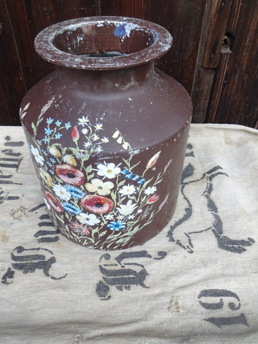 Alte milch kanne milchkanne - milch,