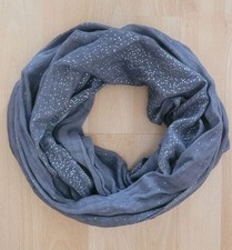 Cecil Loop Schal grau/silber, ca. 58 x 78 cm