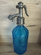 Antike Siphonflasche aus Glas